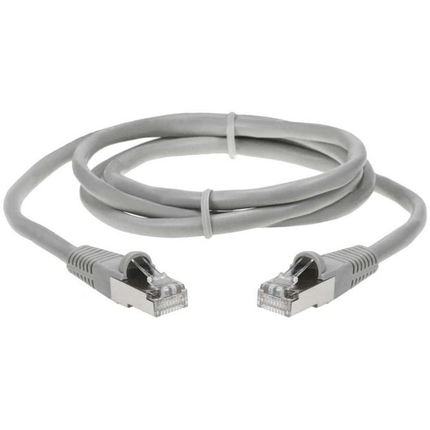 SF Cable Cat5e Shielded (STP) Cable, 50 feet Gray Walmart