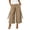 Beige#1, variant on Hvogkswy Cargo Capri Pants for Women Summer Casual High Waist Wide Leg Capris Loose Fitted Multi Pockets Outdoor Hiking Pants