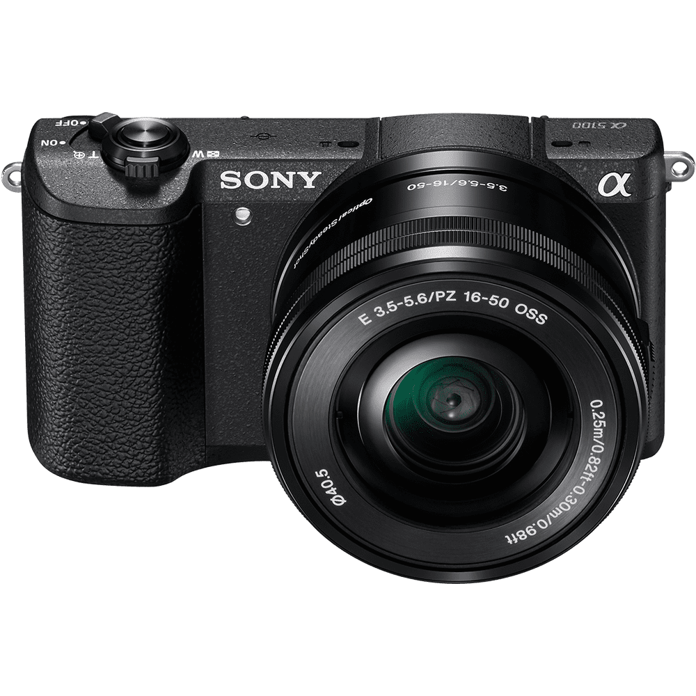 Sony Alpha a5100 Mirrorless Camera w/ 1650mm lens Black Walmart