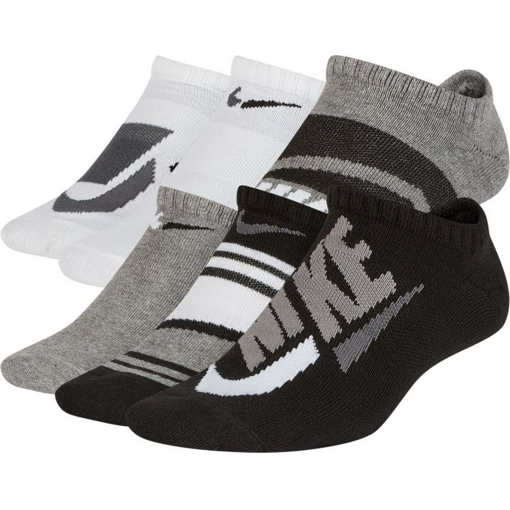 Nike Nike Youth Everyday Lightweight No Show Socks 6 Pack Walmart