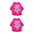 thumbnail image 2 of Camisa de verano Greeniant para perros Bulldog Rosa rojo XL, 2 of 6