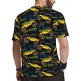 thumbnail image 2 of Rocae Monster Truck1 for Men's Mesh Quick-Dry Short Sleeve Workout T-Shirt,Mens Crew Neck Tee Lightweight Soft Classic T Shirts X-Small, 2 of 9