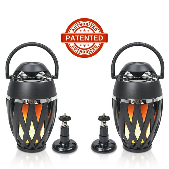 Sound Town Portable Bluetooth Speaker, Black, OPIK-F1-PAIR