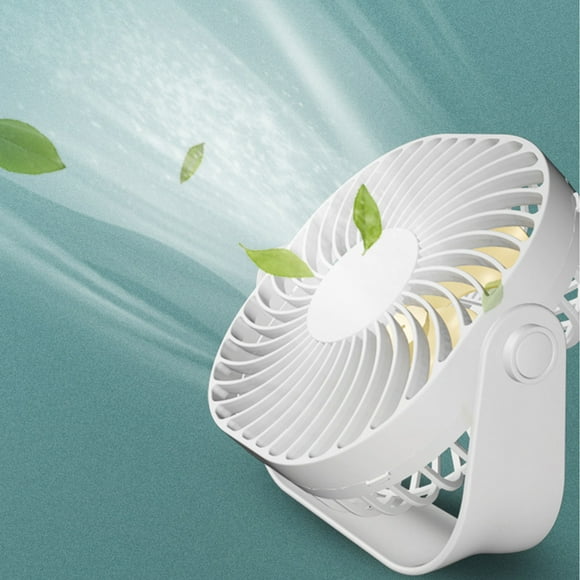 Dvkptbk Mini Fan Fan USB Desk Fan, Mini Fan Portable, 2 Speeds Desktop Table Fan, Plug In Power Fan, Rotation Strong Wind, Quiet Personal Small Fan for Home Desktop Office Travel on Clearance