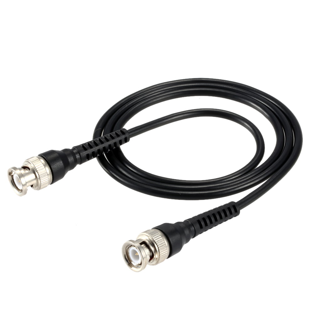 2pcs P1013 BNC Q9 Male Plug Oscilloscope Test Probe Cable Lead 100cm 50ohm Oscilloscope Test Probe Cable Lead 