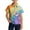 #095-Multicolor, variant on hengsof Kids' Short Sleeve Printed Button Down Collared Casual Shirt with Chest Pocket