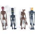 thumbnail image 3 of 4pcs Siren Head Figure Set Siren Head Action Figure Monster Model Plastic Toy, 3 of 5