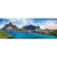 thumbnail image 2 of Trefl Panorama Archipiélago de Lofoten, Noruega Rompecabezas de 500 piezas, impresión roja de 26 x 9 pulgadas, rompecabezas de bricolaje, diversión creativa, rompecabezas clásico para adultos y niños, 2 of 5