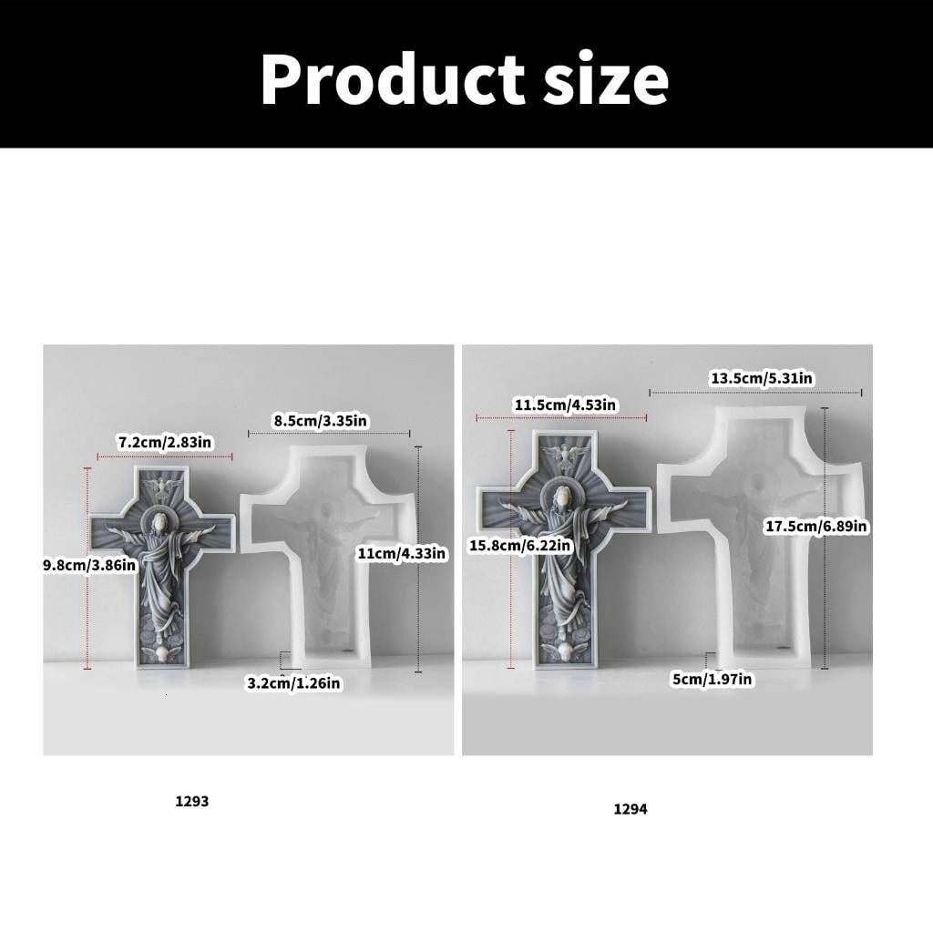 Osdhezcn Silicone Religious Themes Mold Candle Crafting Molds Perfect for Crafting Unique Scented Candle for Home or Studio Use