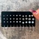 thumbnail image 1 of Juego de 6 pendientes de cadena de círculo de metal, personalidad creativa, pasadores de amor transfronterizos, pendientes de mariposa para mujer, adecuados para mujeres, 1 of 6