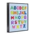thumbnail image 2 of Stupell Industries Contemporary Gummy Candy Alphabet Black Framed Giclee Art, 11 x 14, by LISH Creative, 2 of 8
