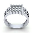 thumbnail image 3 of 1ct Round Not Enhanced Mens Classic Anniversary Engagement Ring Solid 18K Rose, White or Yellow Gold G SI1, 3 of 3
