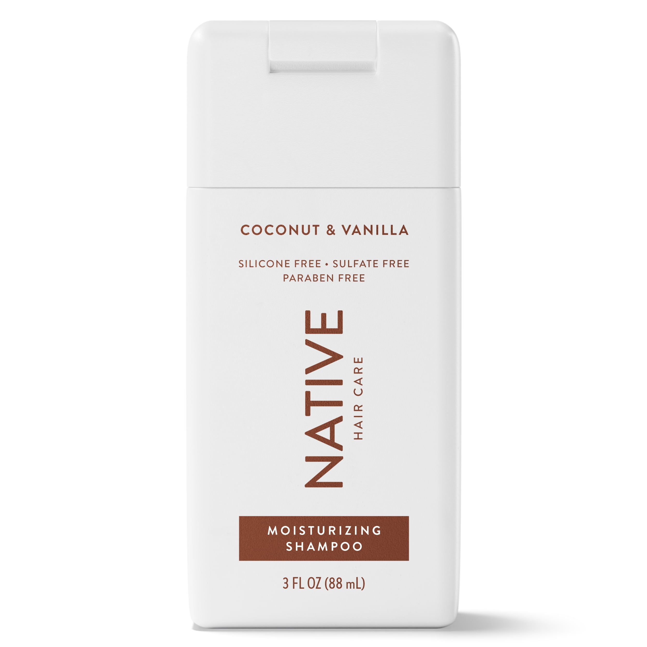 (3 pack) Native Moisturizing Shampoo Mini Coconut and Vanilla 3 fl oz