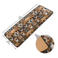 thumbnail image 3 of Dailycode Hallway Runner Rug 2x6 Non Slip Absorbent Soft Floor Mat for Home Kitchen Bedroom Entrance Chihuahua Dog Face, 3 of 7