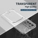 thumbnail image 5 of for Samsung Galaxy S24 Case Clear, Slim Fit Yet Protective Shockproof Bumper Wallet Purse with Card Holder, 5 of 5