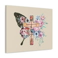 thumbnail image 2 of Scripture Walls Faith Cross Pastel Flower 2 Corinthians 5:7 Bible Verse Canvas Christian Wall Art Ready to Hang Unframed, 2 of 18