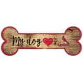 thumbnail image 2 of Chicago Cubs 6'' x 12'' Dog Bone Sign, 2 of 7