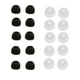 thumbnail image 1 of Daisyyozoid Wholesale 10 Pairs Medium Size Clear Silicone Replacement Ear Buds Tips For Sony Phillips, 1 of 5