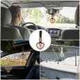 thumbnail image 6 of Uxcell 2Pcs Broken Heart Shaped Car Handle Straps, Car Hanging Accessories Bumper Warning Ring Drift Charm for Auto Decor Interior Exterior Decoration, Red, 6 of 6