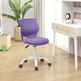 thumbnail image 4 of Gymax Kids Desk Chair Ergonomic Swivel Children Mesh Study Height Adjustable Purple, 4 of 9