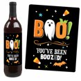 thumbnail image 5 of Big Dot of Happiness You've Been Boozed - Ghost Halloween Party Decorations for Women and Men - Wine Bottle Label Stickers - Set of 4, 5 of 8