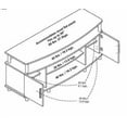 thumbnail image 5 of Carson TV Stand for TVs up to 50", Espresso, 5 of 5
