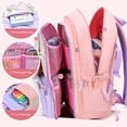 thumbnail image 2 of Bolsa Cute Cartoon Bunny Backpack Girl Kindergarten Princess Schoolbag (L Pink) Likrtyny Para Estrenar, 2 of 8