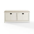 thumbnail image 3 of Crosley Adler Entryway Bench Warm Oak-Color:White, 3 of 10