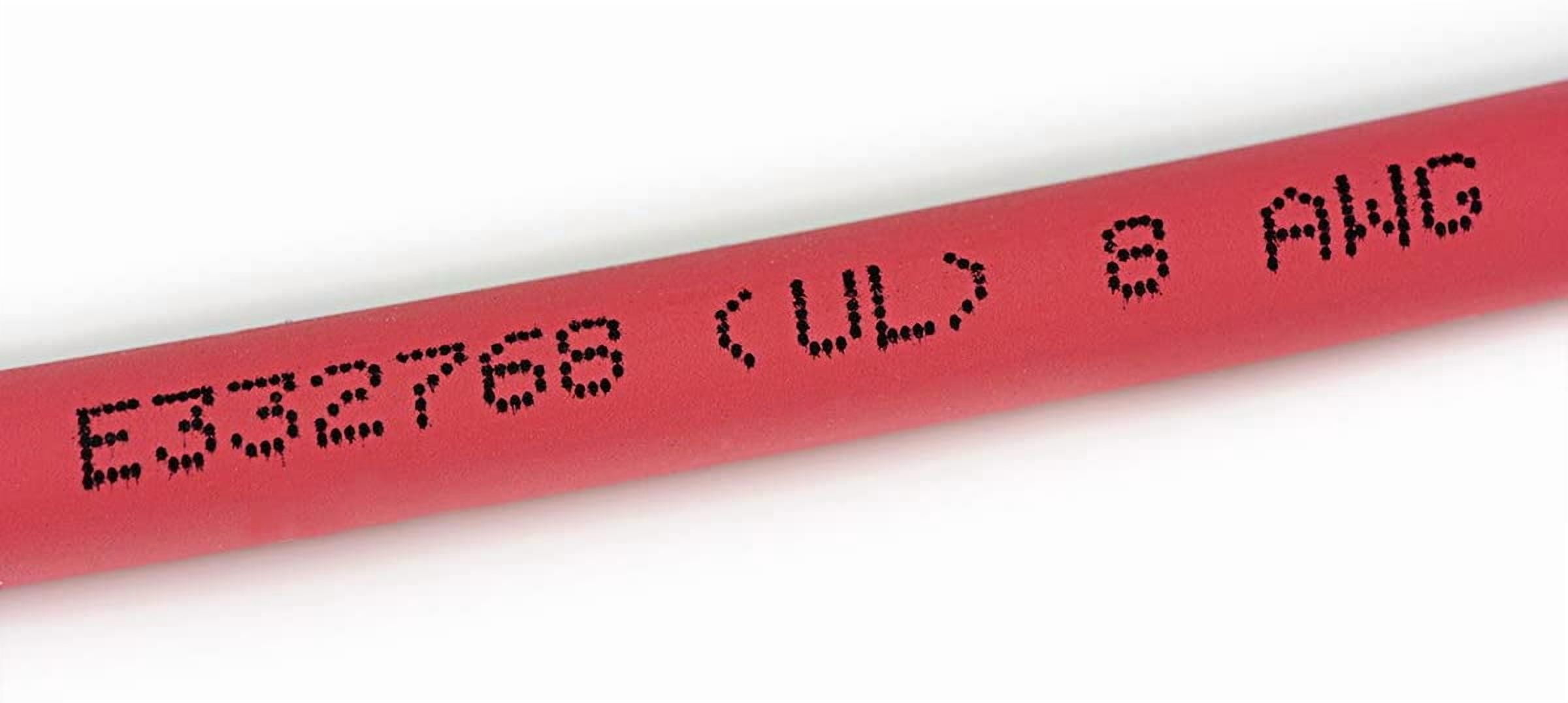 TEMCo 8 AWG Solar Panel Extension MC4 PV Cable - 60 Ft Black + 60 Ft Red USA