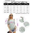 thumbnail image 6 of MURMUREY Women's One Off Shoulder Tops Short Sleeve Casual Blouses Summer Solid Color Tie Knot Shirt Top, 6 of 6