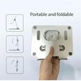 thumbnail image 4 of CLIQKWEN Rotating Stand for Laptop,3 in 1 Portable Adjustable 360° Rotating Base,Foldable Laptop Stand for Tablets,Laptops and Phones (Silver+Gray), 4 of 7