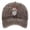 Coffee, variant on Baseball Cap for Outdoor Sports Uni Santa Embroidered Washed Sun Hat for Everyday Wear Black