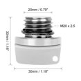 thumbnail image 3 of Unique Bargains Universal Motorcycle Engine Oil Filler Crankcase Cap Screw Cover Plug Replacement, 3 of 6