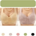 thumbnail image 4 of Itsame 2 Pack Everyday Casual Bra Set Womens Full Support Bra Standard Straps Wireless Comfort Bralette Beige Size 2XL, 4 of 4