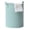 Stripe Blue, variant on Djiypn 22 Inches Large Sized Non-Woven Fabric Folding Laundry Hamper Bucket Cylindric Storage Basket (22", Yellow White Stripe)