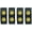 Brass Snap, variant on Hero’s Pride Airtek Belt Keepers – 4-Pack, 15/16", Plain Finish, Nickel Snap