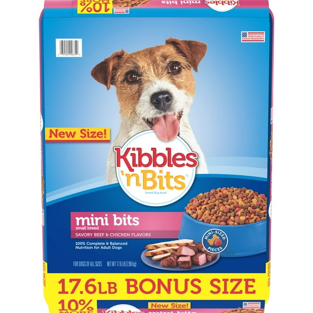 Kibbles 'n Bits Small Breed Mini Bits Savory Beef & Chicken Flavor Dog
