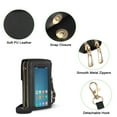 thumbnail image 2 of TSV Touch Screen Cell Phone Bag, Crossbody Shoulder Pouch Purse, Key Card Case, 2 of 6