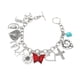 thumbnail image 4 of Pulseras para mujer, regalos para mujer, pulsera de aleación con colgante de corazón estilo punk exagerado, pulsera de moda para mujer, pulsera para hombre y mujer., 4 of 5