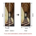 thumbnail image 4 of (95x215cmB)Door Sticker Trompe l'oeil Effect 3D Interior PVC Wall Stickers for Decoration Wall Living Room Kitchen Bedroom Bathroom Wallpaper, 4 of 5