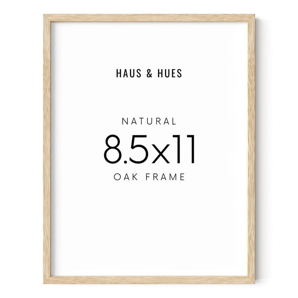 Marco de fotos HAUS AND HUES de madera de roble beige 21x29,7 cm