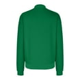 thumbnail image 6 of Womens Casual Jacket Fashion Zip Up Long Sleeve Jackets Loose Ribbed Cuffs and Hem Outwear with Pockets Green S, 6 of 7