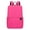Pink, variant on School Backpack for Teens,Solid Color Small Backpack Men And Women Style Schoolbag Lightweight Schoolbag (43X28X15cm)