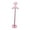 Pink, variant on simhoa Heart Topped Dress Hanger Clothing Rack Wood Shop Baby Clothes Display Stand Pink