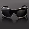 thumbnail image 3 of Khan Mens Designer Shield Wrap Around Large Sunglasses Fashion Shades Retro, 3 of 10