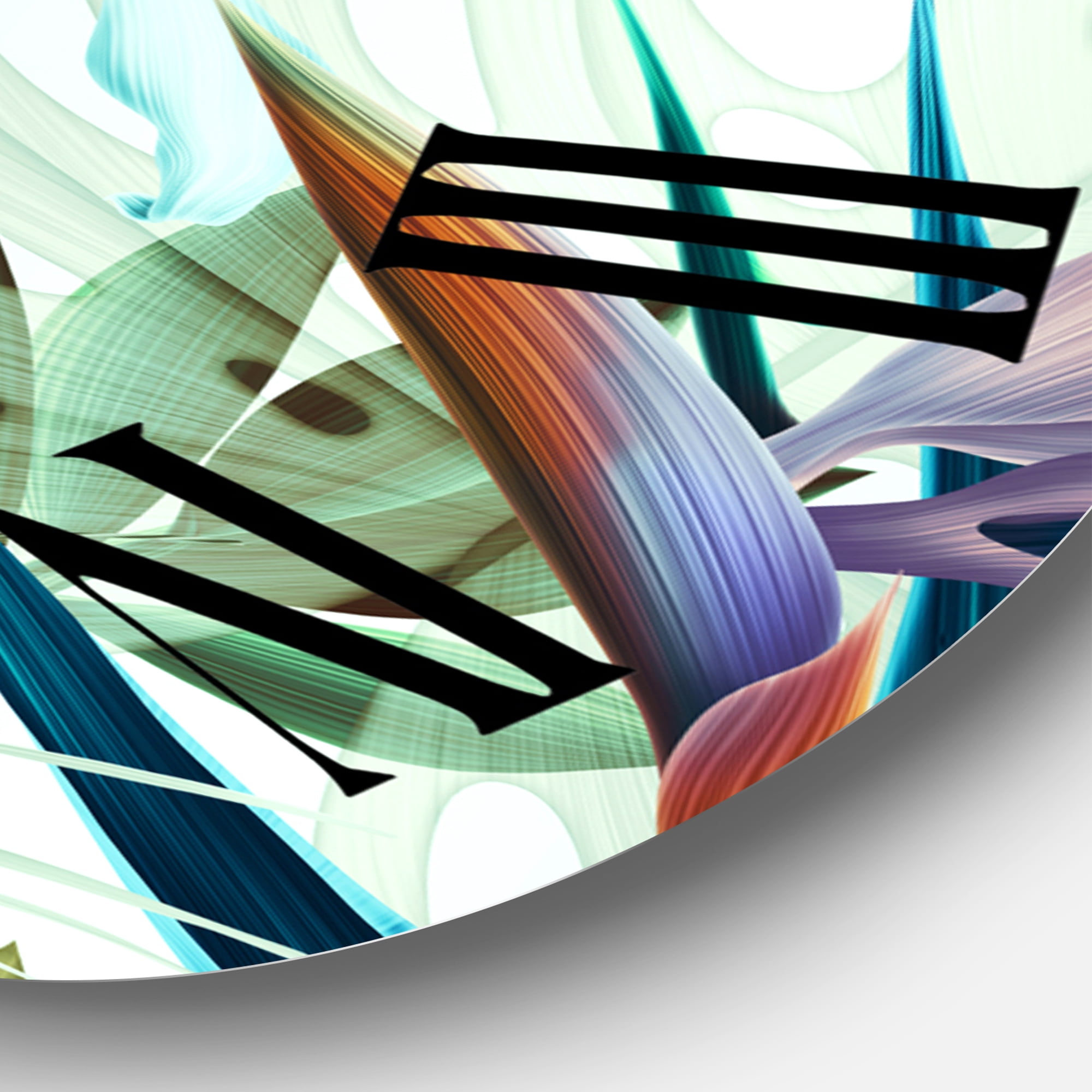 Designart 1 in Quartz Tropical Wall Clock