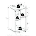thumbnail image 5 of Furinno Daly 3-Cube Irregular Cubes Bookcase, Bookshelf, Storage Organizer, White, 5 of 6