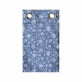thumbnail image 1 of Flowers Hanging Pocket Organizer, Illustration of Blossom Petal Motif Spring Growth Season Gardening Meadow Theme, Printed Polyester Storage Bag with Pockets, 9" x 16", Azure Blue, 1 of 2