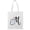 White, variant on Smartprints Letter M Flower Bouquet 2 Tote Bag - , Small