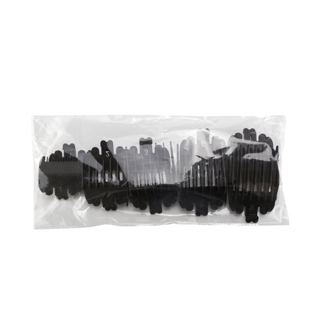 Ensemble d'Accessoires Guide Peigne Limiteur de Tondeuse à Cheveux 10 Tailles Outils de Coupe pour Tondeuse à Cheveux Électrique Remplacement de Rasoir pour Tondeuse à Cheveux Électrique Wahl